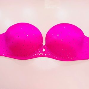 Victoria’s Secret Bombshell sequin strapless bra